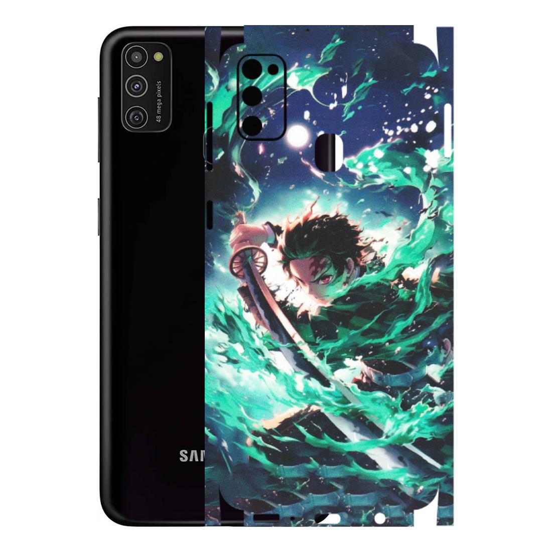 Samsung M/F/Note/Flip and C Phone Skins (All Models) - Sword Fighter Anime - Matte Finish (M-29) Samsung Galaxy M21