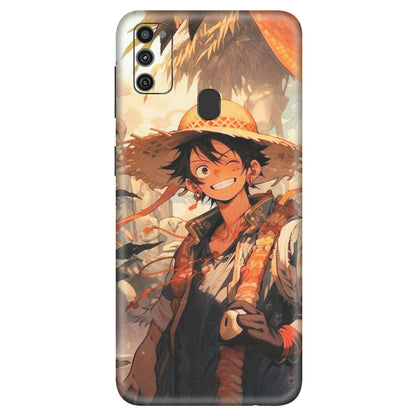 Samsung M/F/Note/Flip and C Phone Skins (All Models) - Anime Character Smile - Matte Finish (M-33) Samsung Galaxy M21