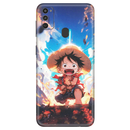 Samsung M/F/Note/Flip and C Phone Skins (All Models) - Toon One Piece Cute Character - Matte Finish (M-35) Samsung Galaxy M21