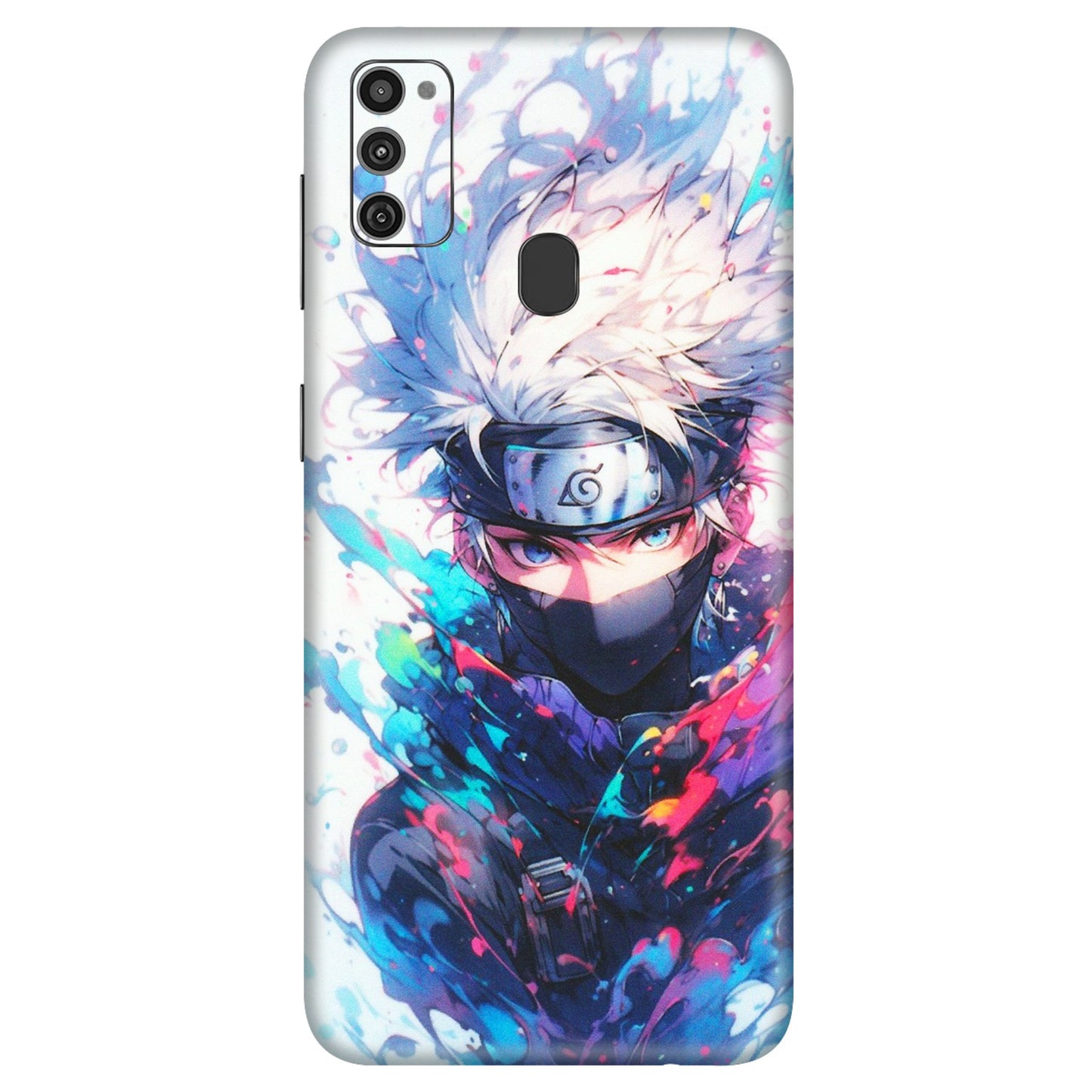 Samsung M/F/Note/Flip and C Phone Skins (All Models) - Naruto Face Mask - Matte Finish (M-03) Samsung Galaxy M21