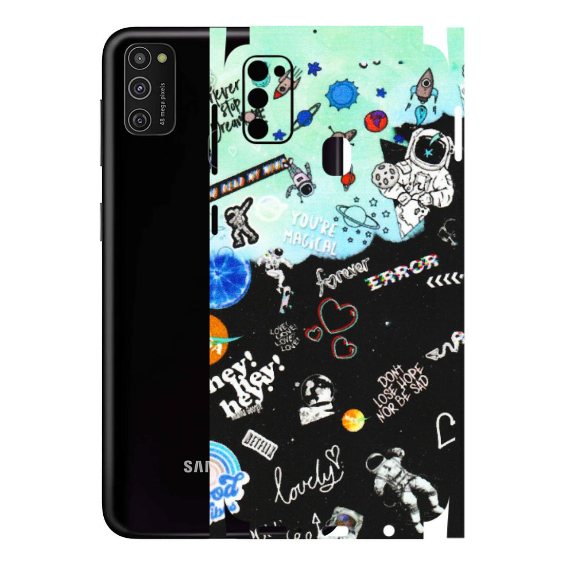 Samsung M/F/Note/Flip and C Phone Skins (All Models) - Living In A Space Dream - Matte Finish (M-46) Samsung Galaxy M21