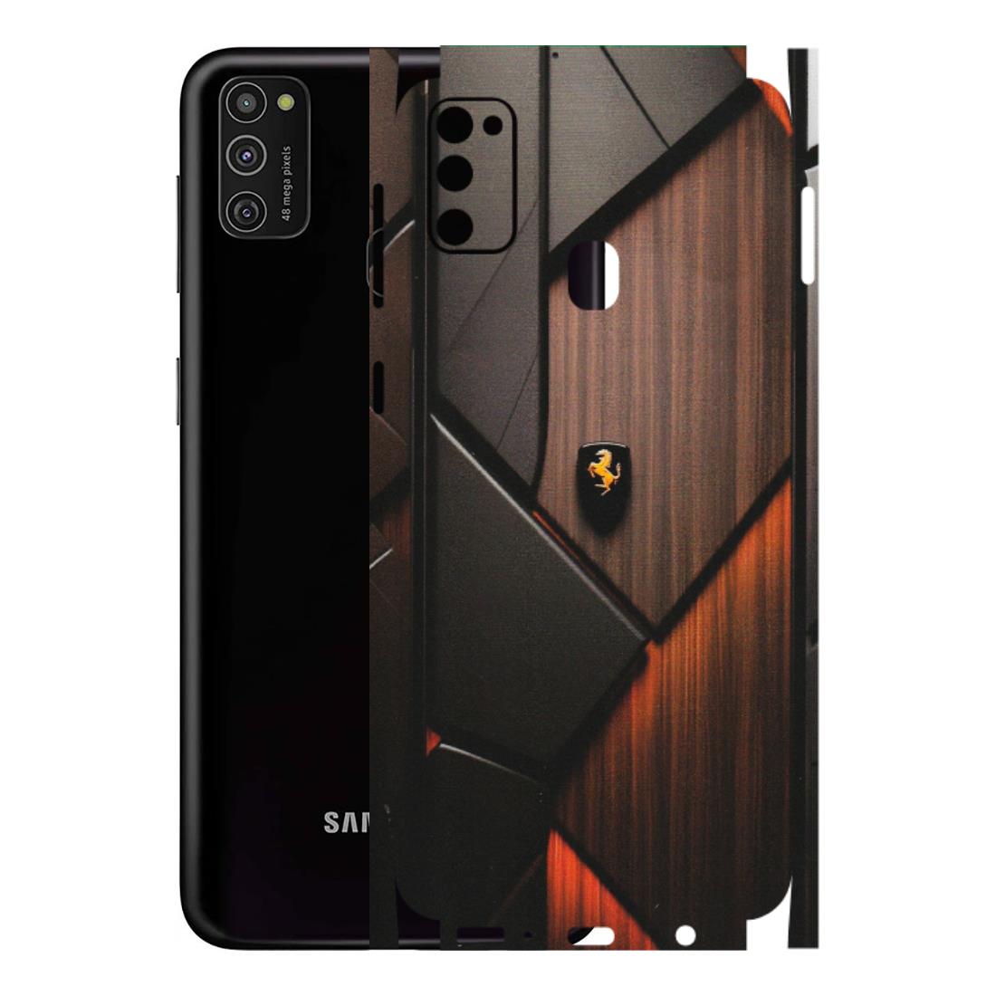 Samsung M/F/Note/Flip and C Phone Skins (All Models) - Lambo Beauty Wood Pattern Sober - Matte Finish (M-51) Samsung Galaxy M21
