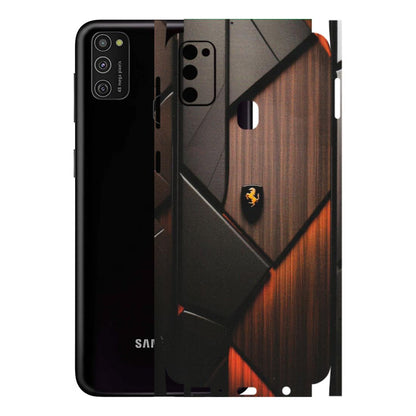Samsung M/F/Note/Flip and C Phone Skins (All Models) - Lambo Beauty Wood Pattern Sober - Matte Finish (M-51) Samsung Galaxy M21