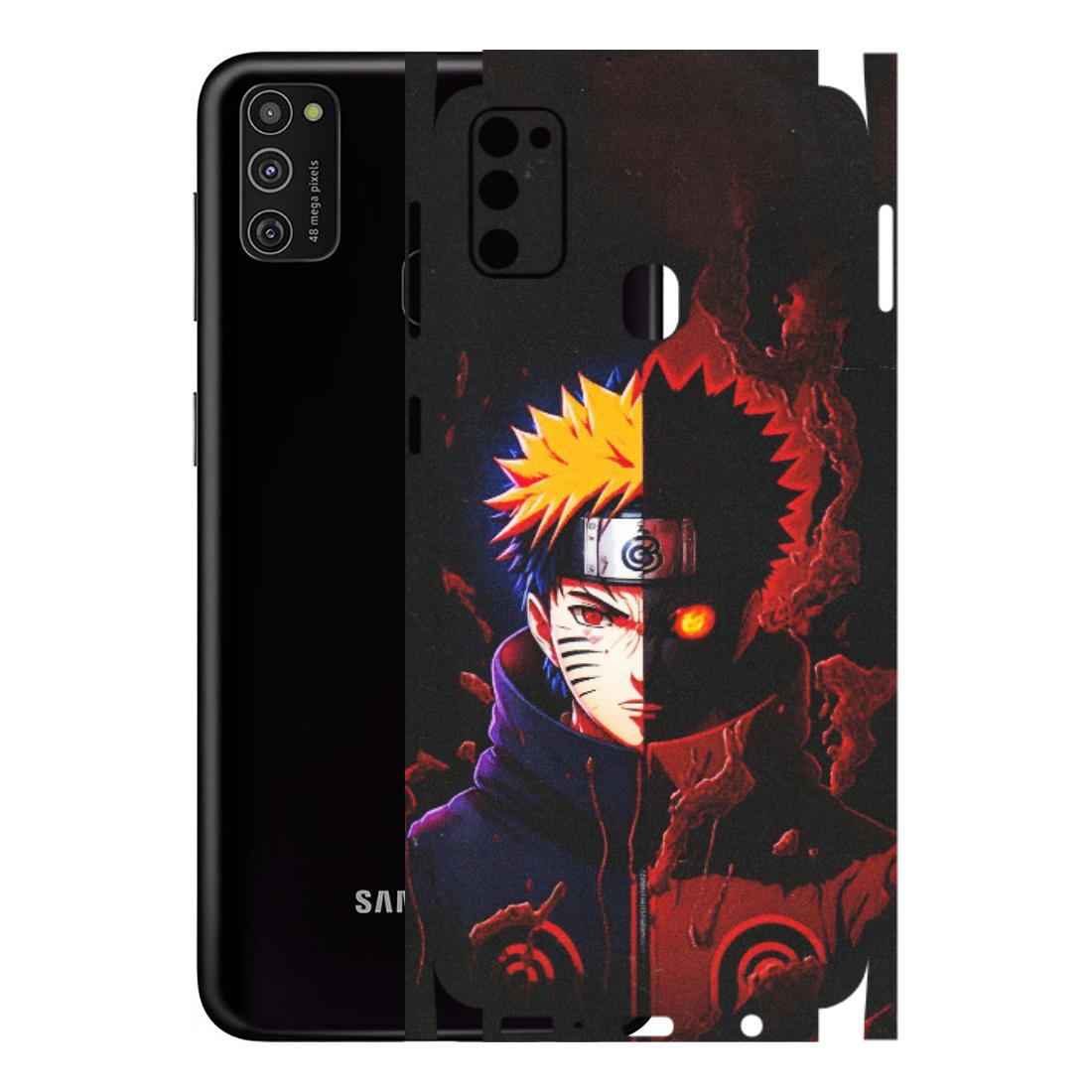 Samsung M/F/Note/Flip and C Phone Skins (All Models) - Naruto X Evil - Matte Finish (M-70) Samsung Galaxy M21
