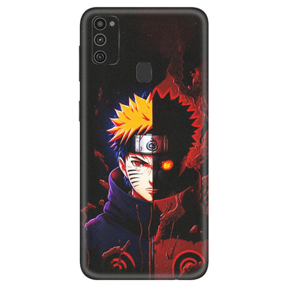 Samsung M/F/Note/Flip and C Phone Skins (All Models) - Naruto X Evil - Matte Finish (M-70) Samsung Galaxy M21