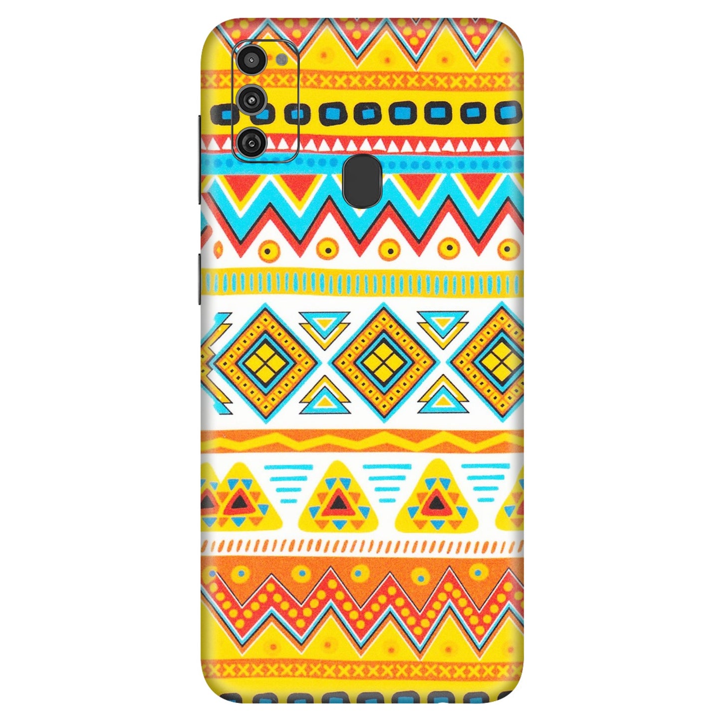 Samsung M/F/Note/Flip and C Phone Skins (All Models) - Mexican Abstract - Matte Finish (M-71) Samsung Galaxy M21