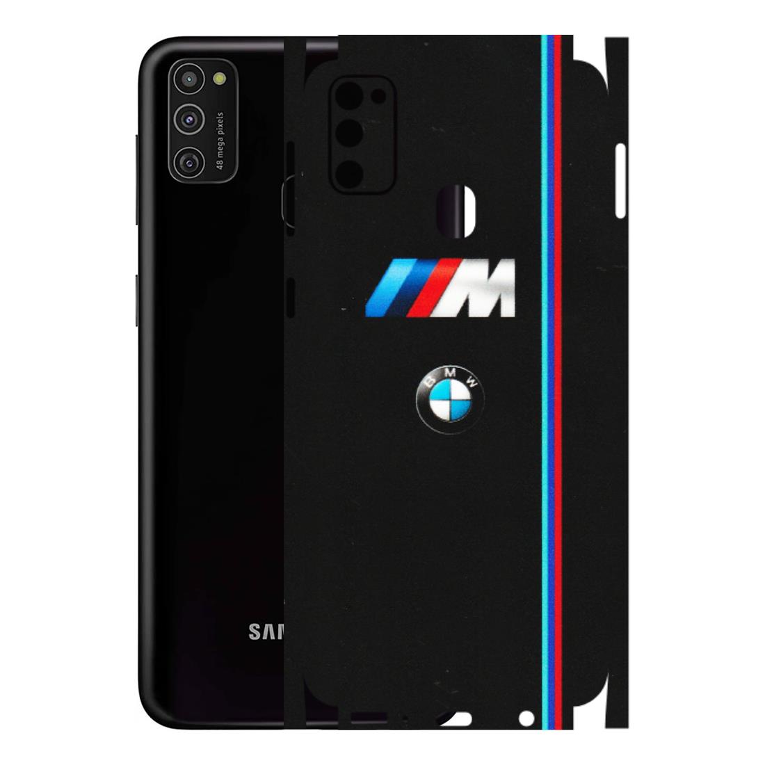 Samsung M/F/Note/Flip and C Phone Skins (All Models) - Styling With Black BMW - Matte Finish (M-74) Samsung Galaxy M21
