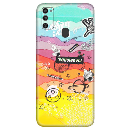Samsung M/F/Note/Flip and C Phone Skins (All Models) - The Original Astronaut - Matte Finish (M-79) Samsung Galaxy M21
