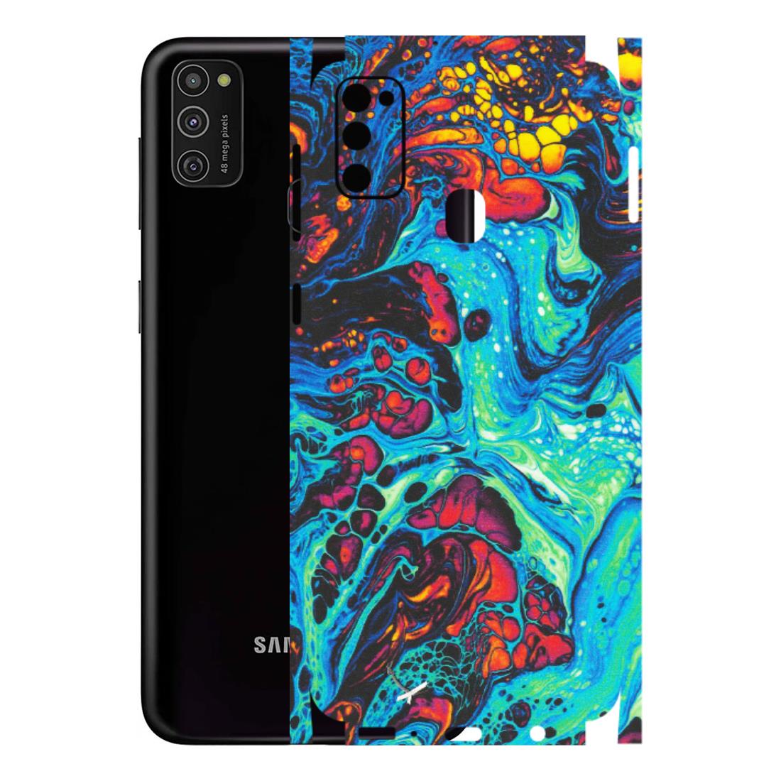 Samsung M/F/Note/Flip and C Phone Skins (All Models) - Majestic Galactic Marbel - Matte Finish (M-85) Samsung Galaxy M21