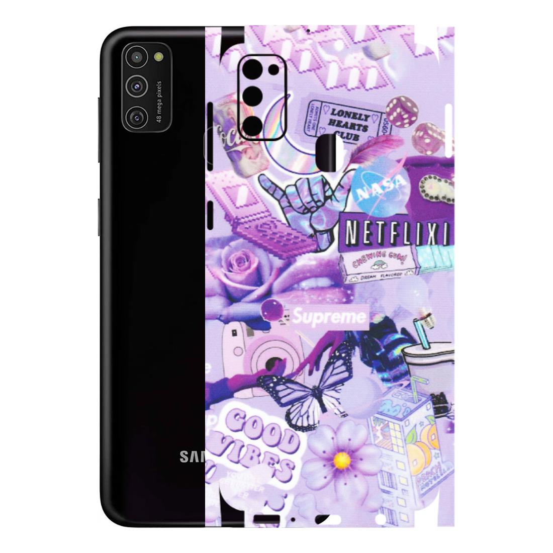 Samsung M/F/Note/Flip and C Phone Skins (All Models) - Supreme Purple Magic - Matte Finish (M-88) Samsung Galaxy M21