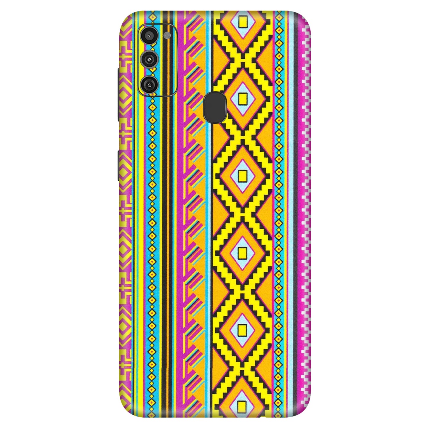 Samsung M/F/Note/Flip and C Phone Skins (All Models) - Thai illustration - Matte Finish (M-89) Samsung Galaxy M21