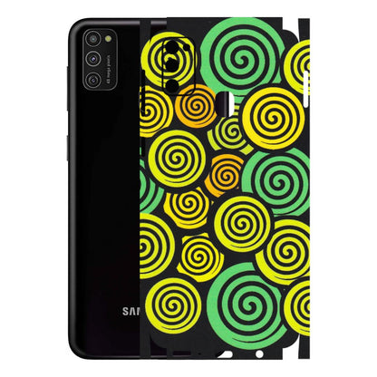 Samsung M/F/Note/Flip and C Phone Skins (All Models) - Crazy Spiral - Matte Finish (M-91) Samsung Galaxy M21