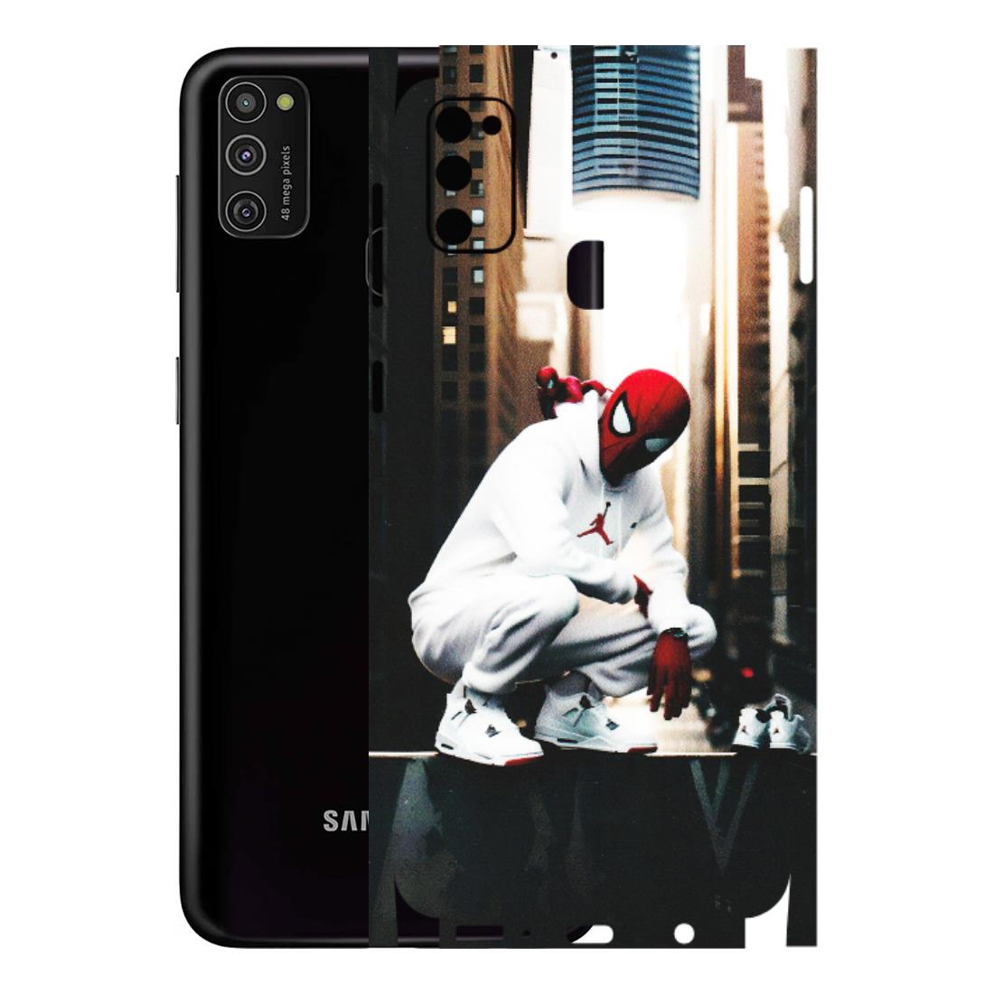 Samsung M/F/Note/Flip and C Phone Skins (All Models) - Sportsman Spider Man - Matte Finish (M-94) Samsung Galaxy M21