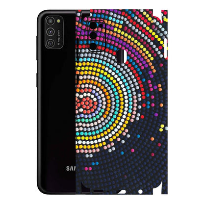 Samsung M/F/Note/Flip and C Phone Skins (All Models) - Rainbow Dot Mandala - Matte Finish (M-97) Samsung Galaxy M21