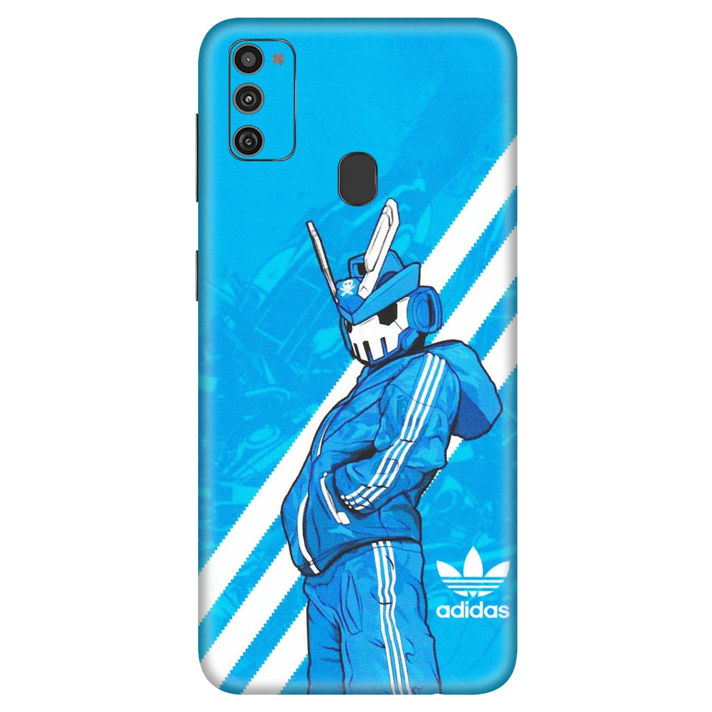 Samsung M/F/Note/Flip and C Phone Skins (All Models) - Battle of Adidas - Matte Finish (M-98) Samsung Galaxy M21