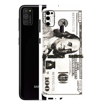 Samsung M/F/Note/Flip and C Phone Skins (All Models) - 100 Dollar Currency - Transparent Finish (T-01) Samsung Galaxy M21