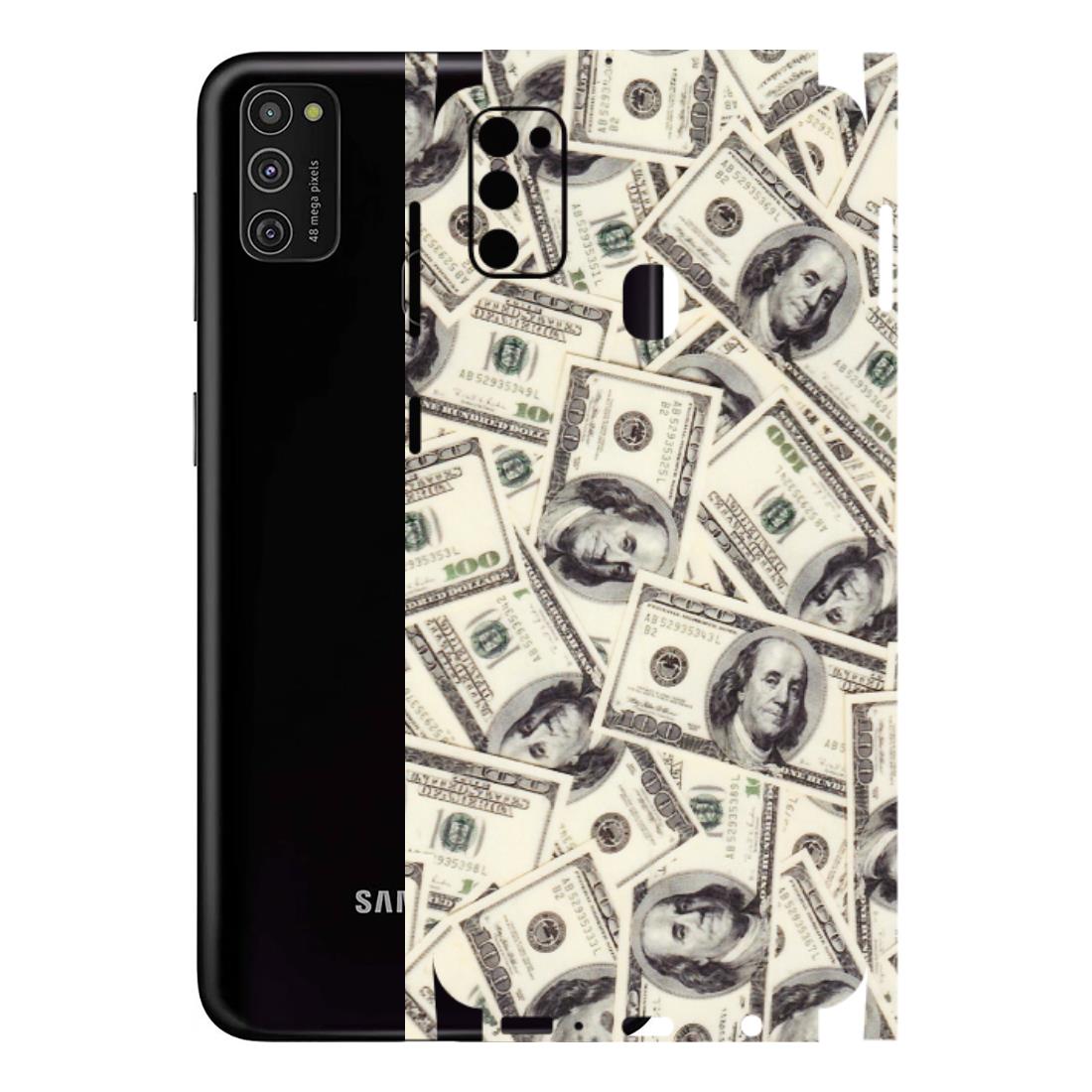 Samsung M/F/Note/Flip and C Phone Skins (All Models) - Dollar Lover - Transparent Finish (T-17) Samsung Galaxy M21
