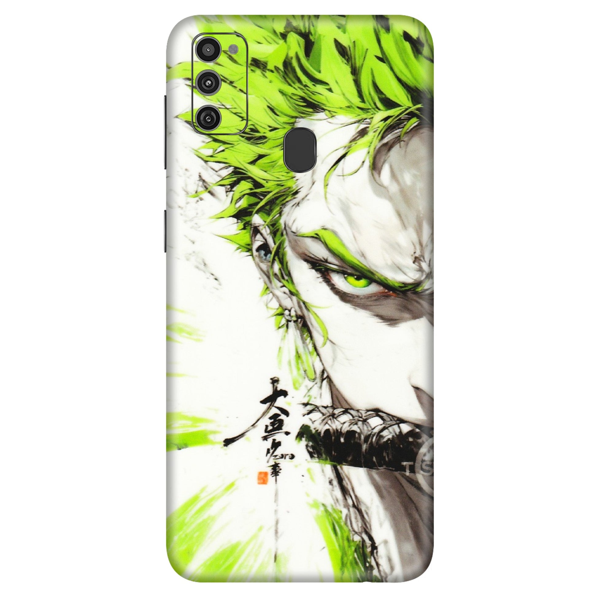 Samsung M/F/Note/Flip and C Phone Skins (All Models) - Roro Taku Anime - Transparent Finish (T-18) Samsung Galaxy M21