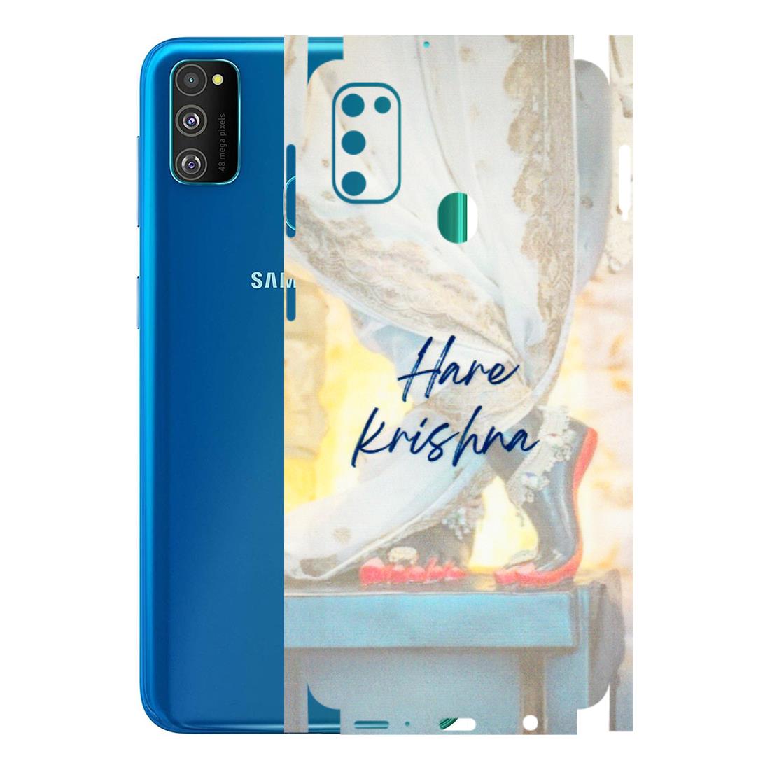 Samsung M/F/Note/Flip and C Phone Skins (All Models) - Hare Krishna - 3D Embossed Finish (L-03) Samsung Galaxy M30S