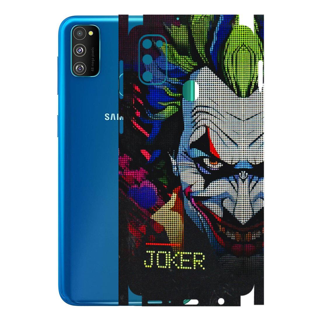 Samsung M/F/Note/Flip and C Phone Skins (All Models) - Joker Dot Matrix - 3D Embossed Finish (L-08) Samsung Galaxy M30S
