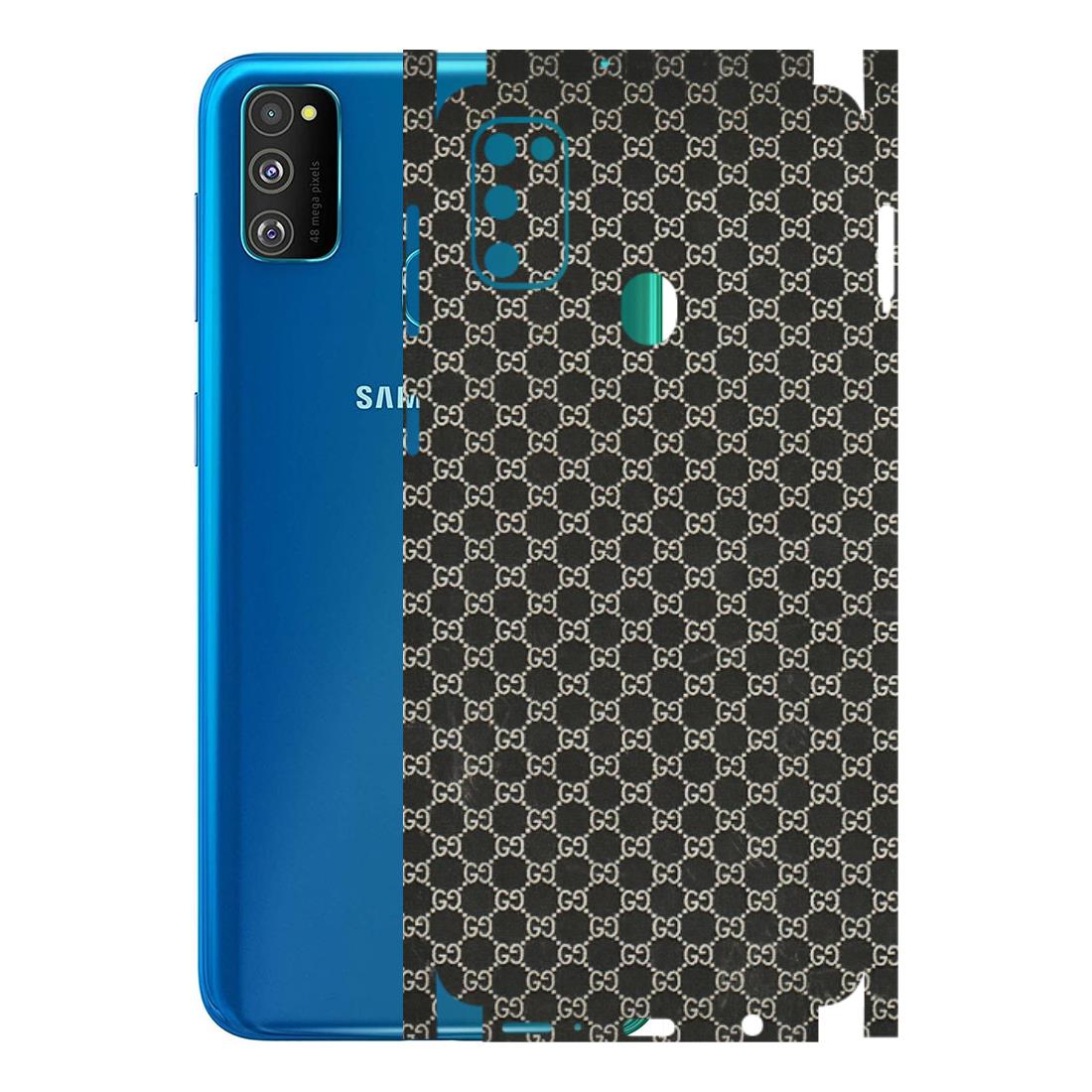 Samsung M/F/Note/Flip and C Phone Skins (All Models) - Black G Print - 3D Embossed Finish (L-109) Samsung Galaxy M30S