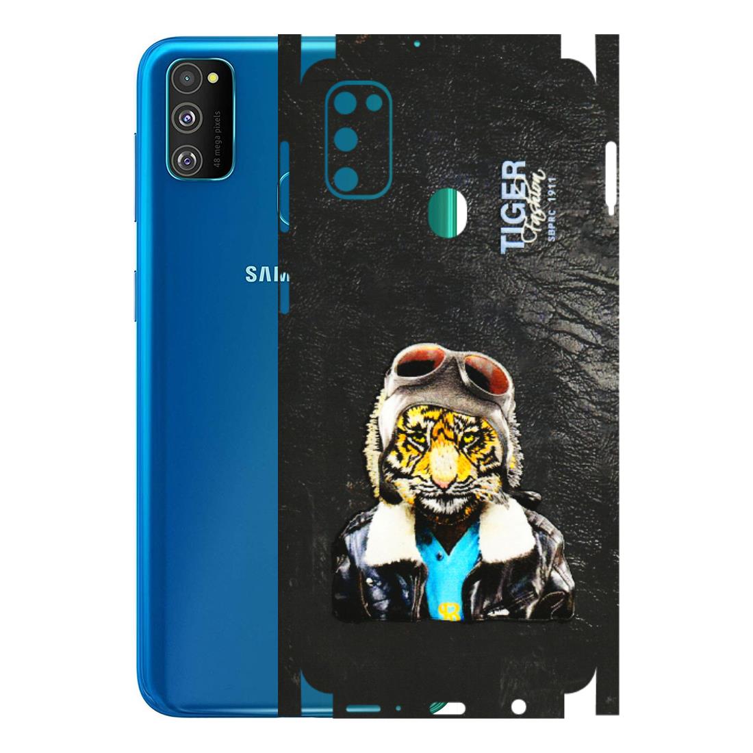 Samsung M/F/Note/Flip and C Phone Skins (All Models) - Rider Tiger - 3D Embossed Finish (L-113) Samsung Galaxy M30S