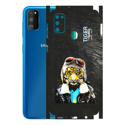 Samsung M/F/Note/Flip and C Phone Skins (All Models) - Rider Tiger - 3D Embossed Finish (L-113) Samsung Galaxy M30S