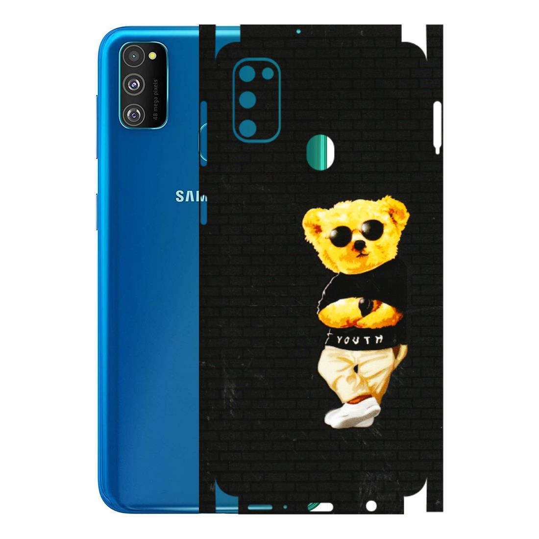 Samsung M/F/Note/Flip and C Phone Skins (All Models) - Classy Teddy Bear - 3D Embossed Finish (L-116) Samsung Galaxy M30S