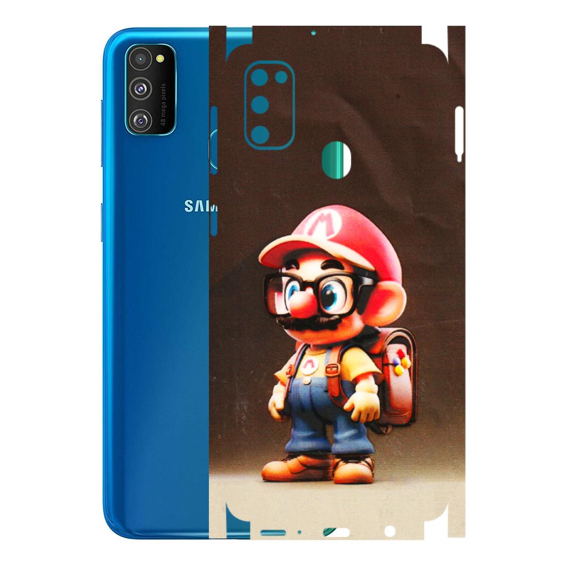 Samsung M/F/Note/Flip and C Phone Skins (All Models) - Little Mario - 3D Embossed Finish (L-119) Samsung Galaxy M30S