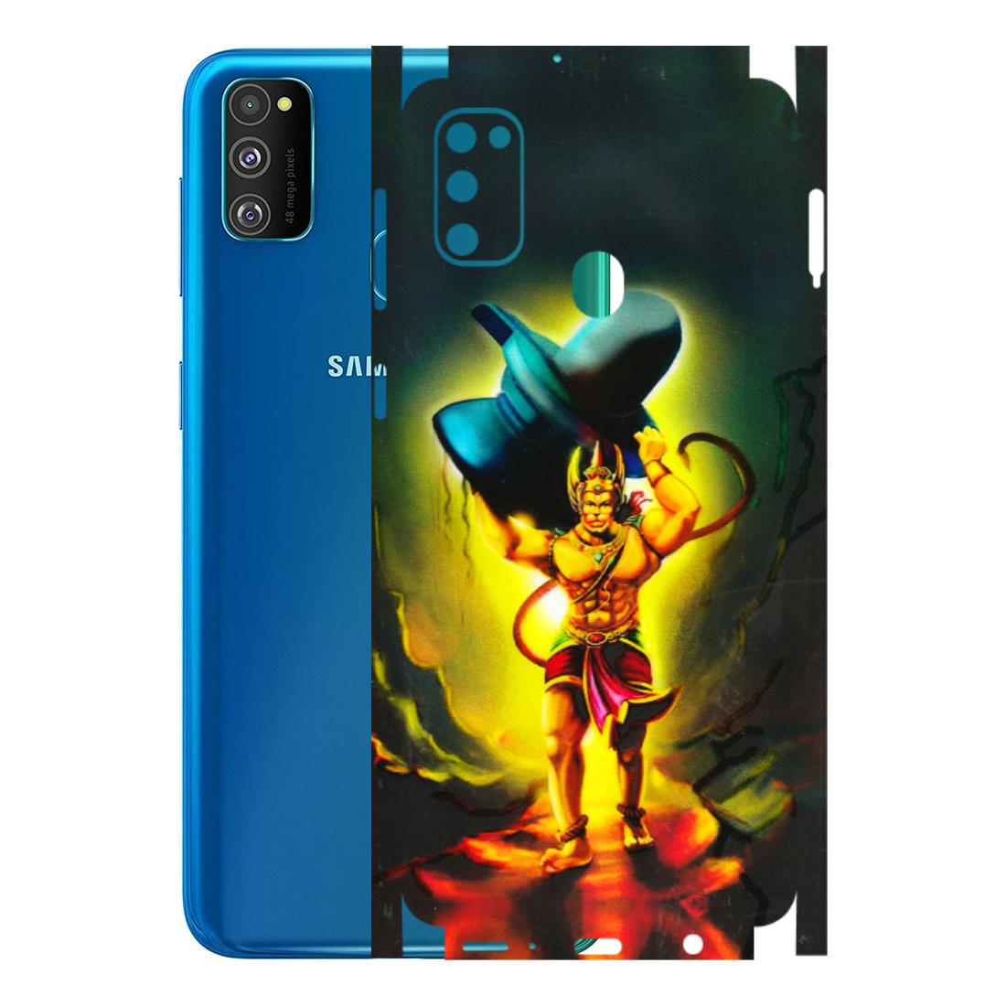 Samsung M/F/Note/Flip and C Phone Skins (All Models) - Hanuman Ji - 3D Embossed Finish (L-128) Samsung Galaxy M30S