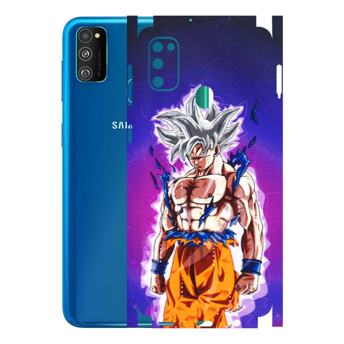 Samsung M/F/Note/Flip and C Phone Skins (All Models) - Goku Purple Anime - 3D Embossed Finish (L-147) Samsung Galaxy M30S