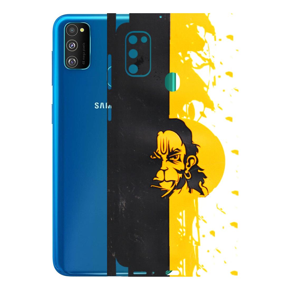 Samsung M/F/Note/Flip and C Phone Skins (All Models) - Bajrangbali - 3D Embossed Finish (L-151) Samsung Galaxy M30S