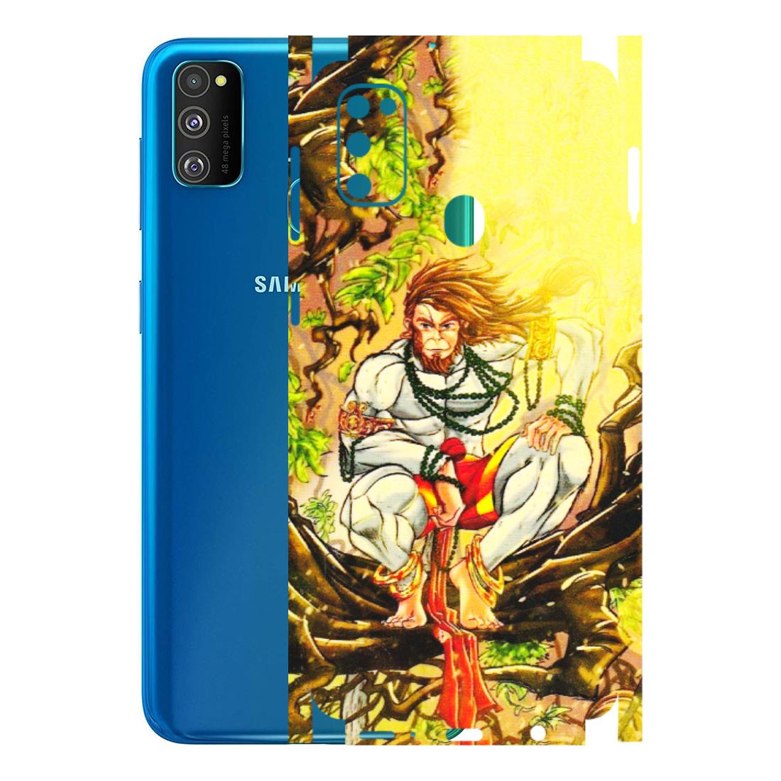 Samsung M/F/Note/Flip and C Phone Skins (All Models) - Lord Hanuman - 3D Embossed Finish (L-152) Samsung Galaxy M30S