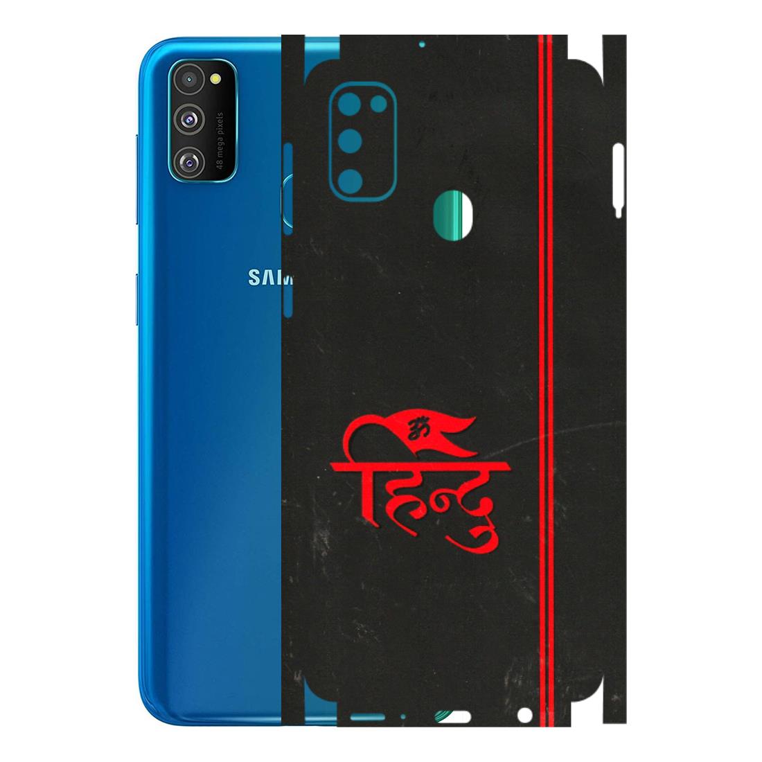 Samsung M/F/Note/Flip and C Phone Skins (All Models) - Hindu Black - 3D Embossed Finish (L-153) Samsung Galaxy M30S