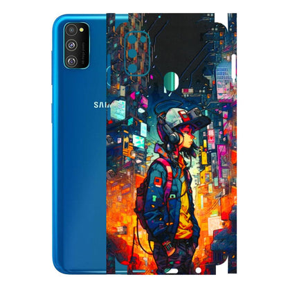 Samsung M/F/Note/Flip and C Phone Skins (All Models) - Street Anime Guy - 3D Embossed Finish (L-158) Samsung Galaxy M30S