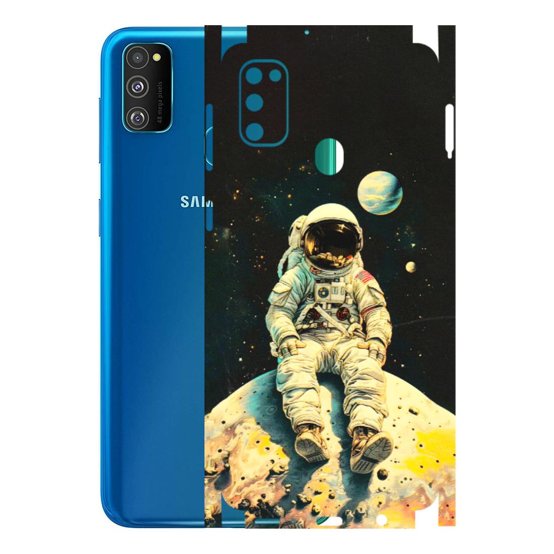 Samsung M/F/Note/Flip and C Phone Skins (All Models) - Astronaut in Space - 3D Embossed Finish (L-16) Samsung Galaxy M30S