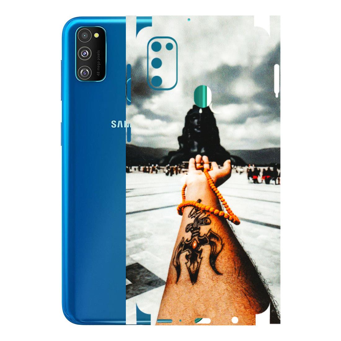 Samsung M/F/Note/Flip and C Phone Skins (All Models) - Jai Adiyogi Mahakaal - 3D Embossed Finish (L-164) Samsung Galaxy M30S