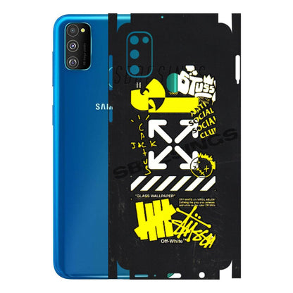 Samsung M/F/Note/Flip and C Phone Skins (All Models) - Anti Social Graffiti - 3D Embossed Finish (L-198) Samsung Galaxy M30S