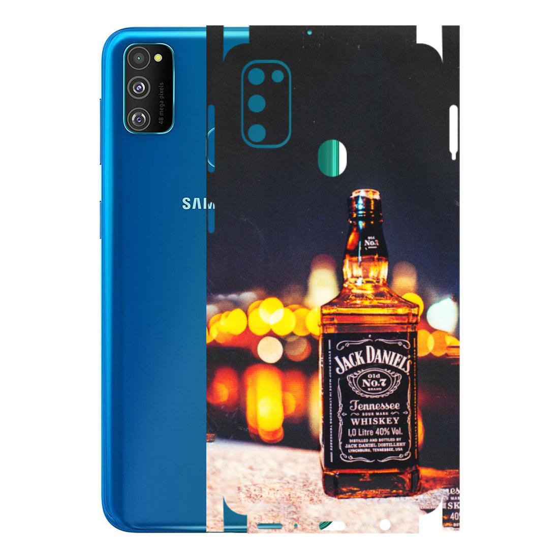 Samsung M/F/Note/Flip and C Phone Skins (All Models) - JD Whiskey Bottle - 3D Embossed Finish (L-20) Samsung Galaxy M30S