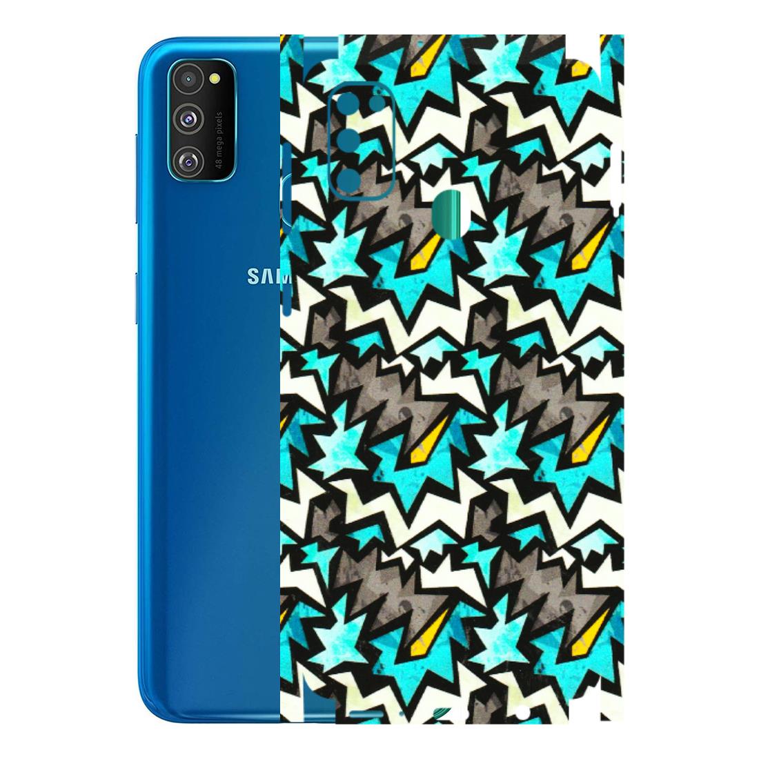 Samsung M/F/Note/Flip and C Phone Skins (All Models) - Funky Zig Zag - 3D Embossed Finish (L-223) Samsung Galaxy M30S