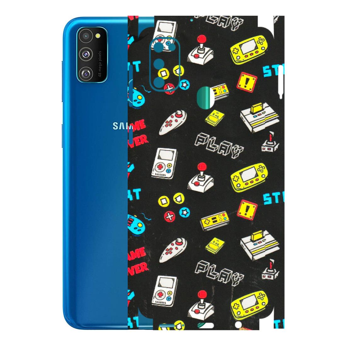 Samsung M/F/Note/Flip and C Phone Skins (All Models) - Gaming Doodles - 3D Embossed Finish (L-224) Samsung Galaxy M30S