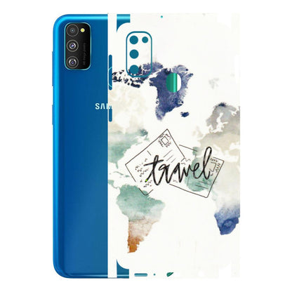 Samsung M/F/Note/Flip and C Phone Skins (All Models) - Travel The World - 3D Embossed Finish (L-232) Samsung Galaxy M30S
