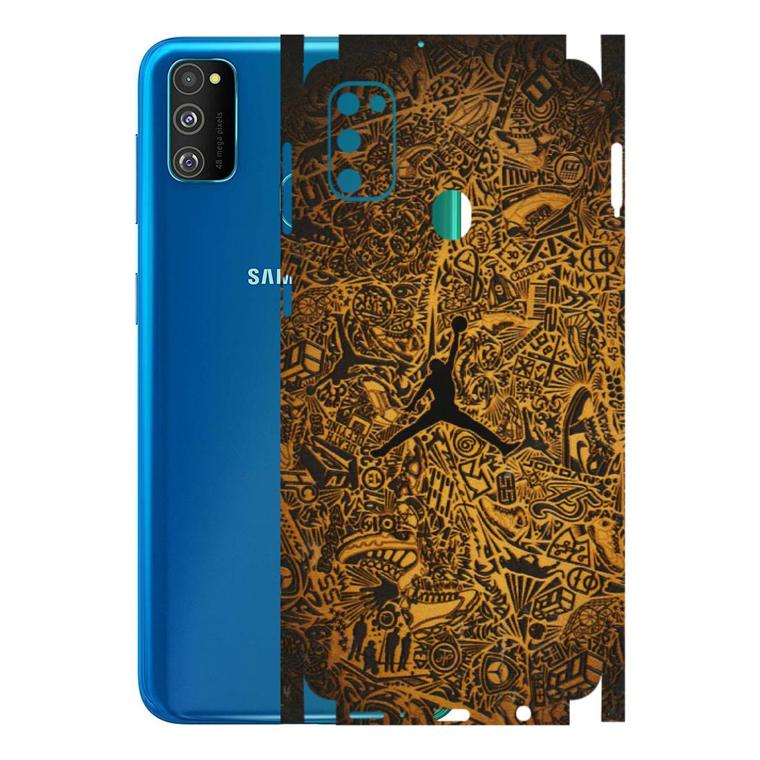 Samsung M/F/Note/Flip and C Phone Skins (All Models) - Premium Gold Basketball Player - 3D Embossed Finish (L-236) Samsung Galaxy M30S