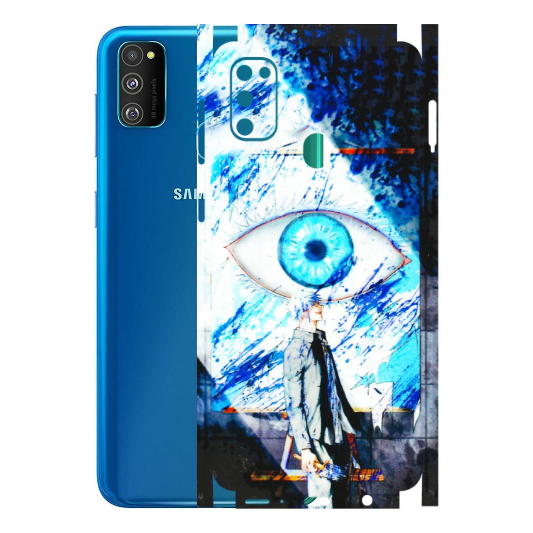 Samsung M/F/Note/Flip and C Phone Skins (All Models) - Gojo Satoru evil eye - 3D Embossed Finish (L-239) Samsung Galaxy M30S