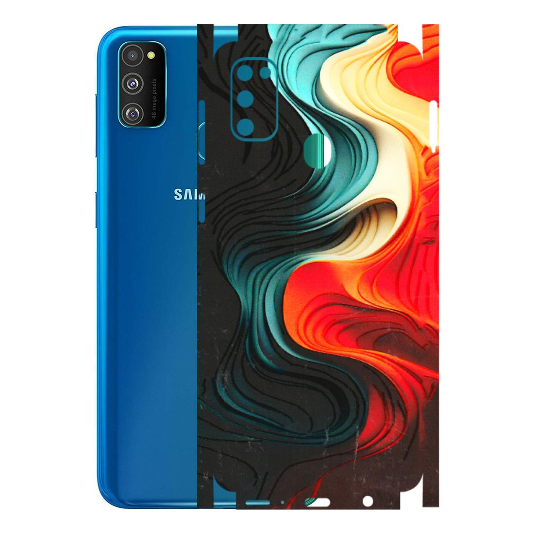 Samsung M/F/Note/Flip and C Phone Skins (All Models) - The Silky Swirl - 3D Embossed Finish (L-240) Samsung Galaxy M30S