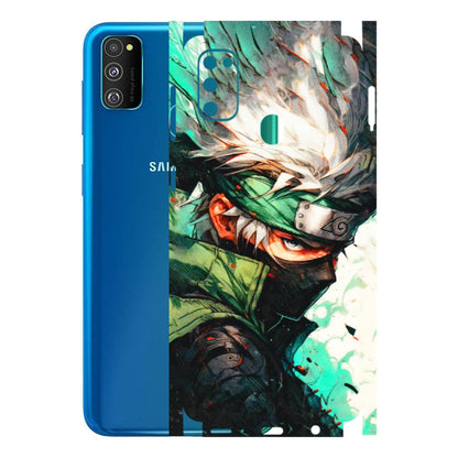 Samsung M/F/Note/Flip and C Phone Skins (All Models) - Kakashi Side Profile - 3D Embossed Finish (L-249) Samsung Galaxy M30S
