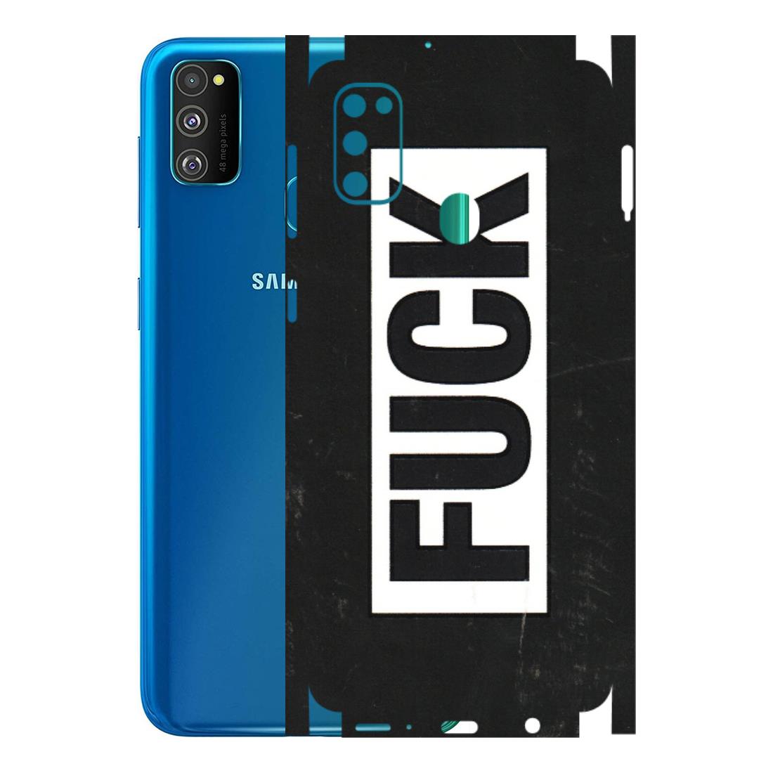 Samsung M/F/Note/Flip and C Phone Skins (All Models) - The F Word - 3D Embossed Finish (L-255) Samsung Galaxy M30S