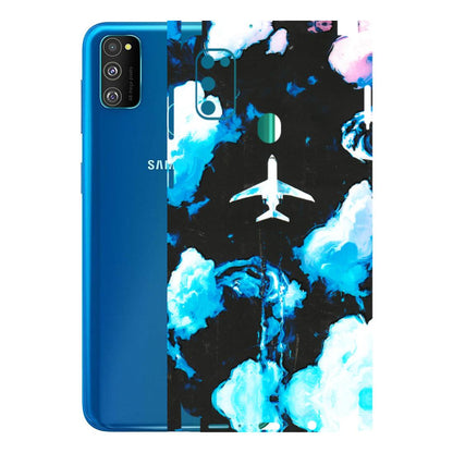 Samsung M/F/Note/Flip and C Phone Skins (All Models) - Travel In Airline - 3D Embossed Finish (L-264) Samsung Galaxy M30S