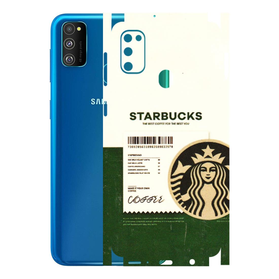 Samsung M/F/Note/Flip and C Phone Skins (All Models) - Starbucks Barcode - 3D Embossed Finish (L-308) Samsung Galaxy M30S