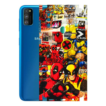 Samsung M/F/Note/Flip and C Phone Skins (All Models) - Spidy Wolverine - 3D Embossed Finish (L-310) Samsung Galaxy M30S